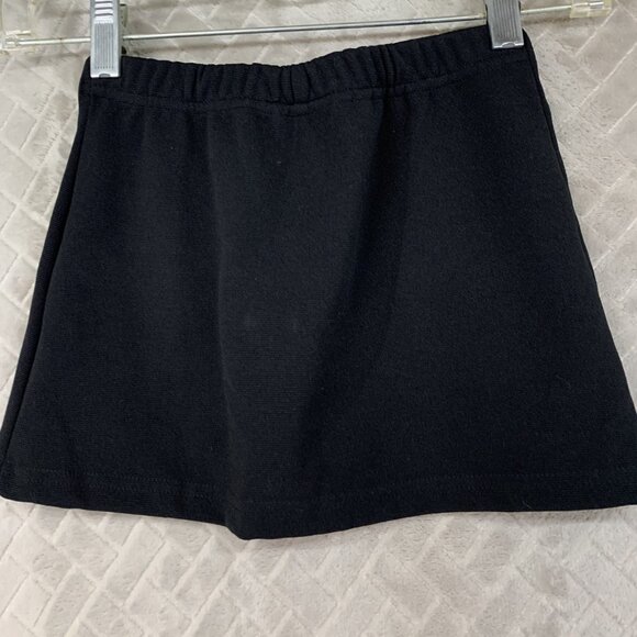 Next Concept Girls 5 Skort Black Short Mini Vintage Y2K Stretch Pull On - Picture 15 of 16